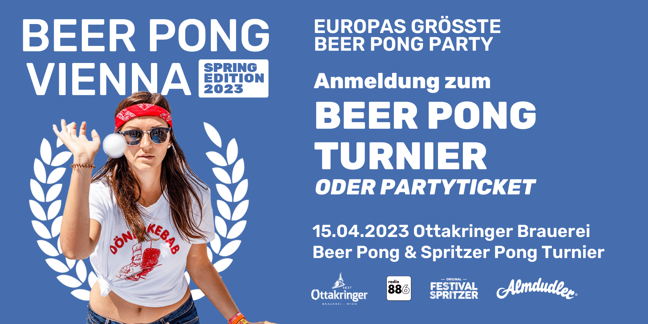 Anmeldung zum Beer Pong Turnier